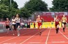 No 41 Cheriece Hylton (Kent) wins the inter Girls 300 metres.